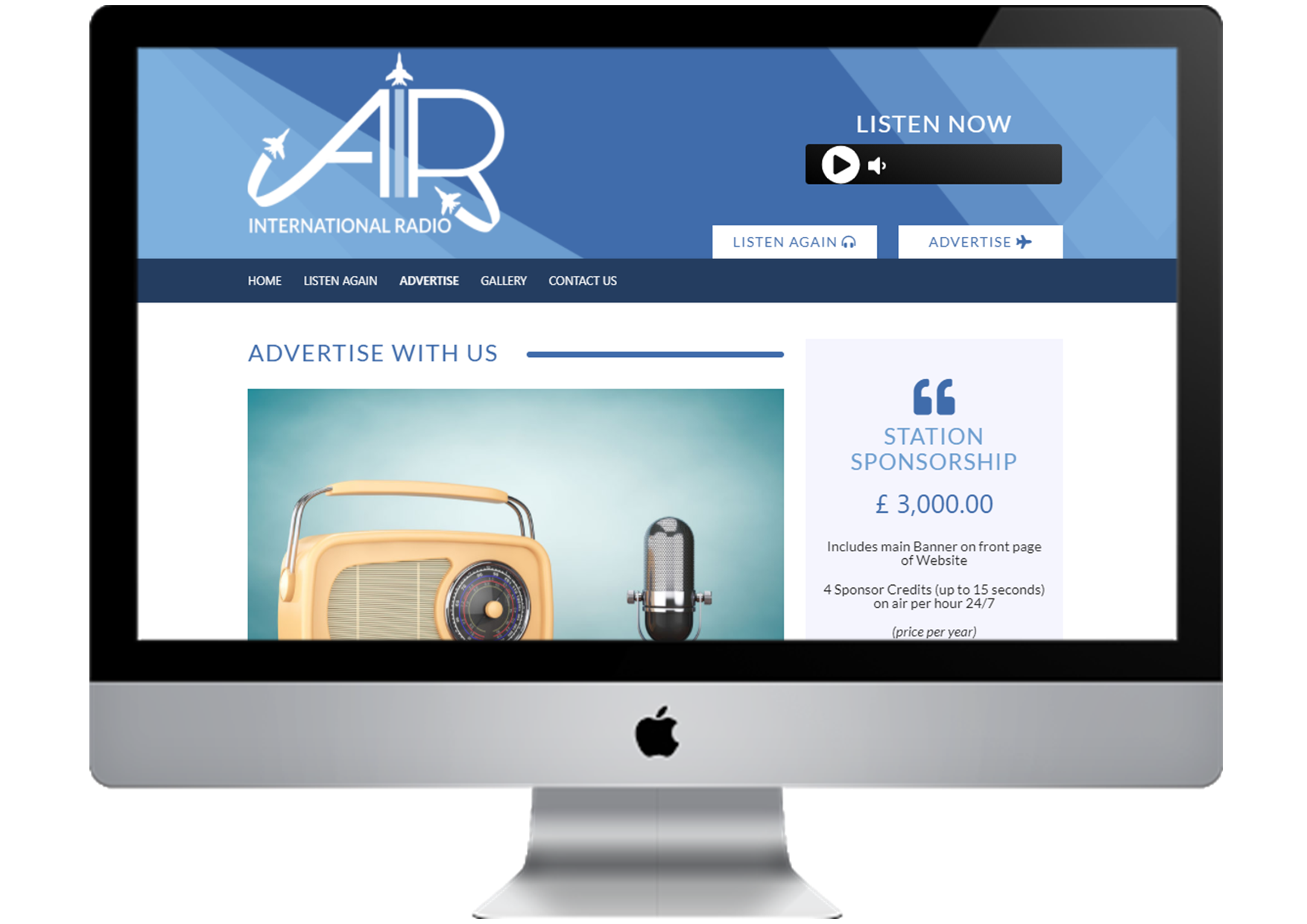 Air Shows International Radio by WA Designs