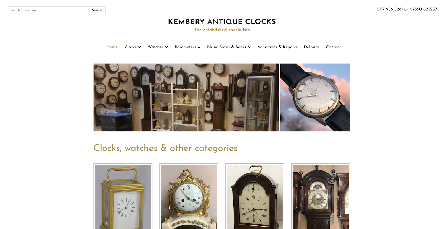 Kembery Antique Clocks by WA Designs