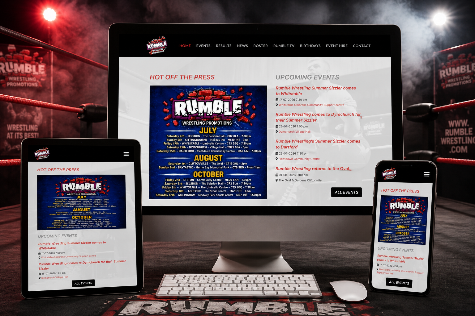 Western Haylage responsive Joomla! website displayed across desktop, tablet and mobile devices, designed by WA Designs.